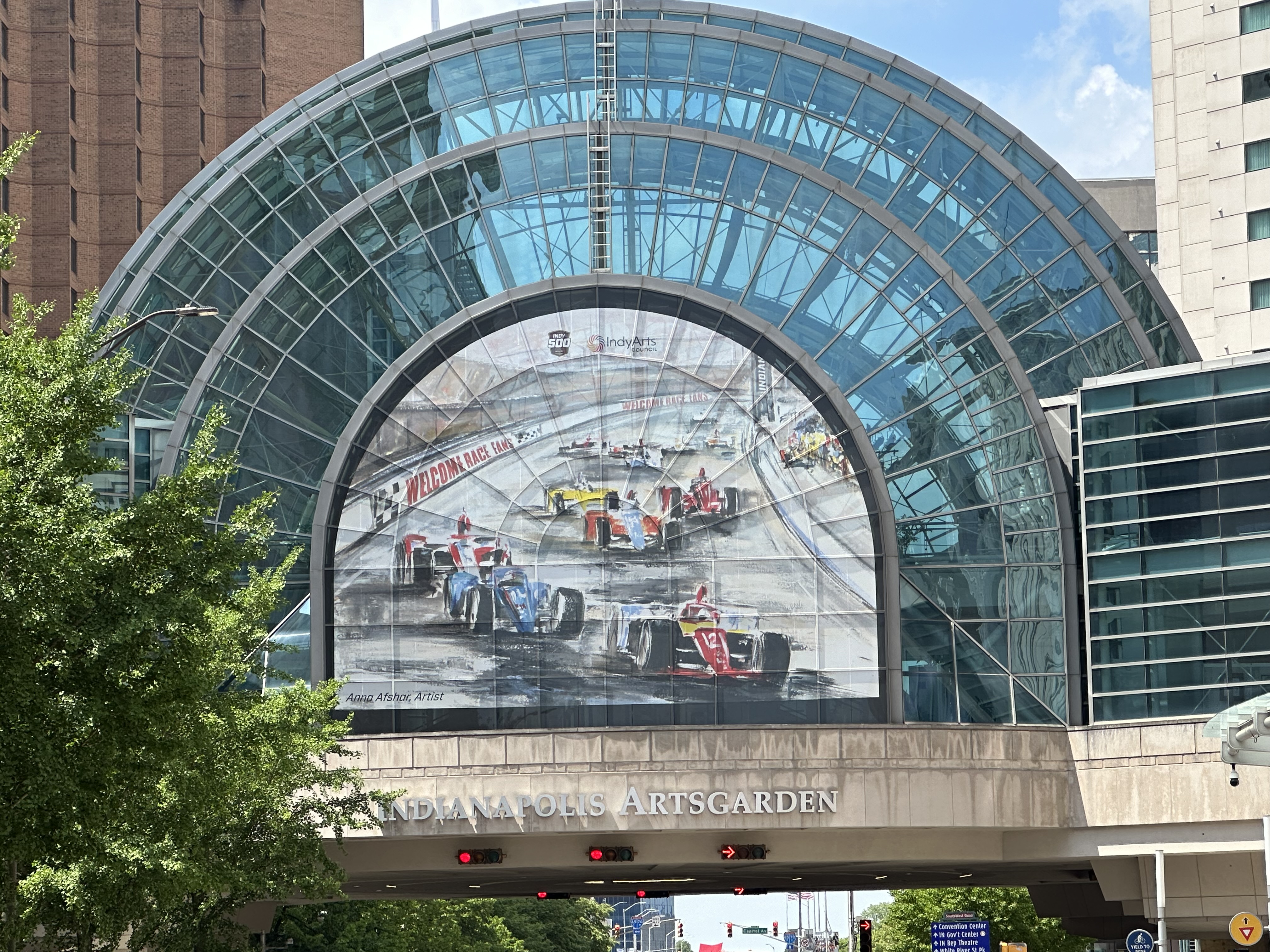 Welcome Race Fans - Arts Garden